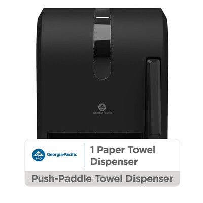 Georgia-Pacific Manual Hardwound Paper Towel Dispenser, Black (54338A )