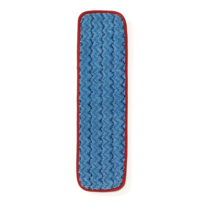 Rubbermaid Hygen Microfiber 18.5 Wet Mop Pad, Red,12/Carton (FGQ41000RD00)