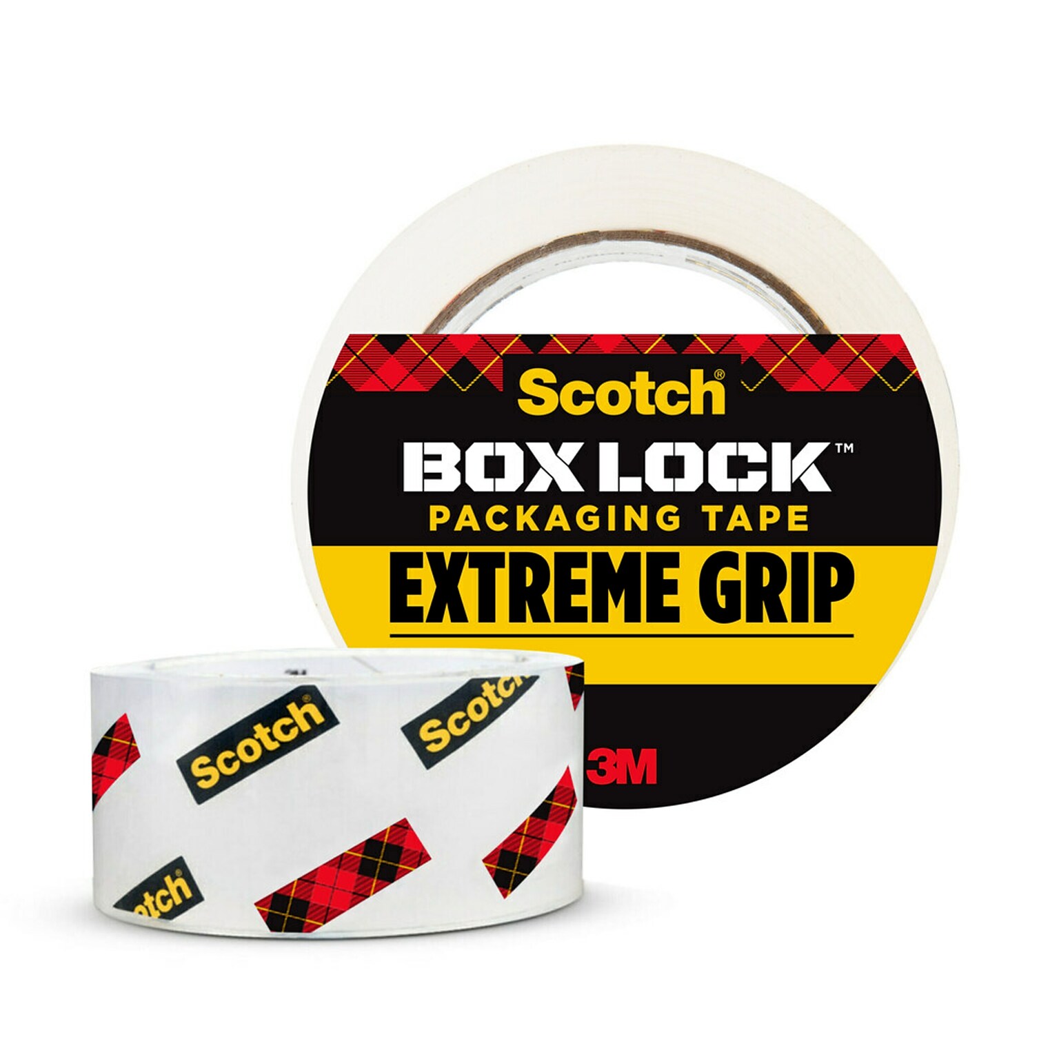 Scotch Box Lock Shipping Packing Tape, 1.88 in x 54.6 yds., Clear (3950)