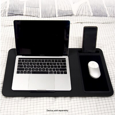 SaharaCase Premium Portable Lap Desk with Cushion, Black/Gray (LT00074)