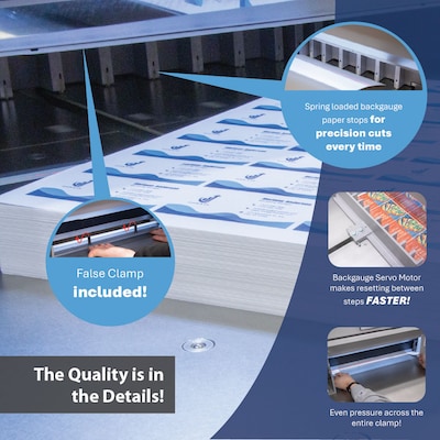 Formax Cut-True 31H 28.7" Guillotine Paper Cutter, Gray (CUT-TRUE 31H)