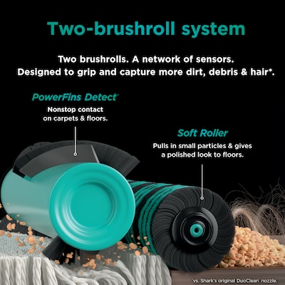 Shark PowerDetect Stick Vacuum, Bagless, Eggplant (HZ4002)