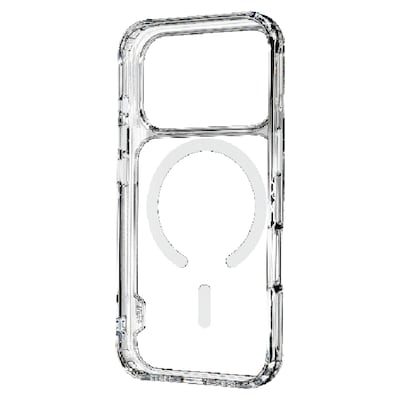 TUFF8 MagSafe Case for iPhone 18 Pro with Foldable Origami Wallet Stand, Clear/Black (KITLIB18PRO11)