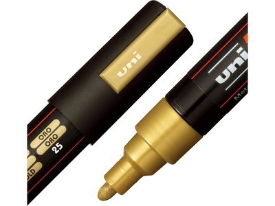 uni-ball Posca PC-5M Paint Markers, Bullet Tip, Assorted Colors, 4/Pack (PC5M4C)