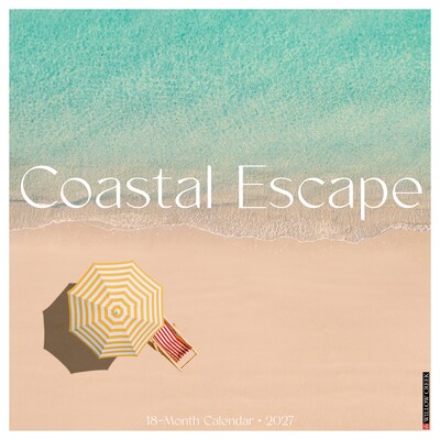 2027 Willow Creek Coastal Escape 12 x 12 Monthly Wall Calendar, Assorted Colors (67048)