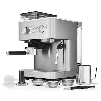 KitchenAid Pump/Automatic Espresso Machine, Stainless Steel (KES6551SX)