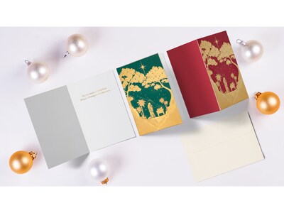 Better Office Religious Christmas Cards, 5 x 7, 5/Pack (64660-5PK)