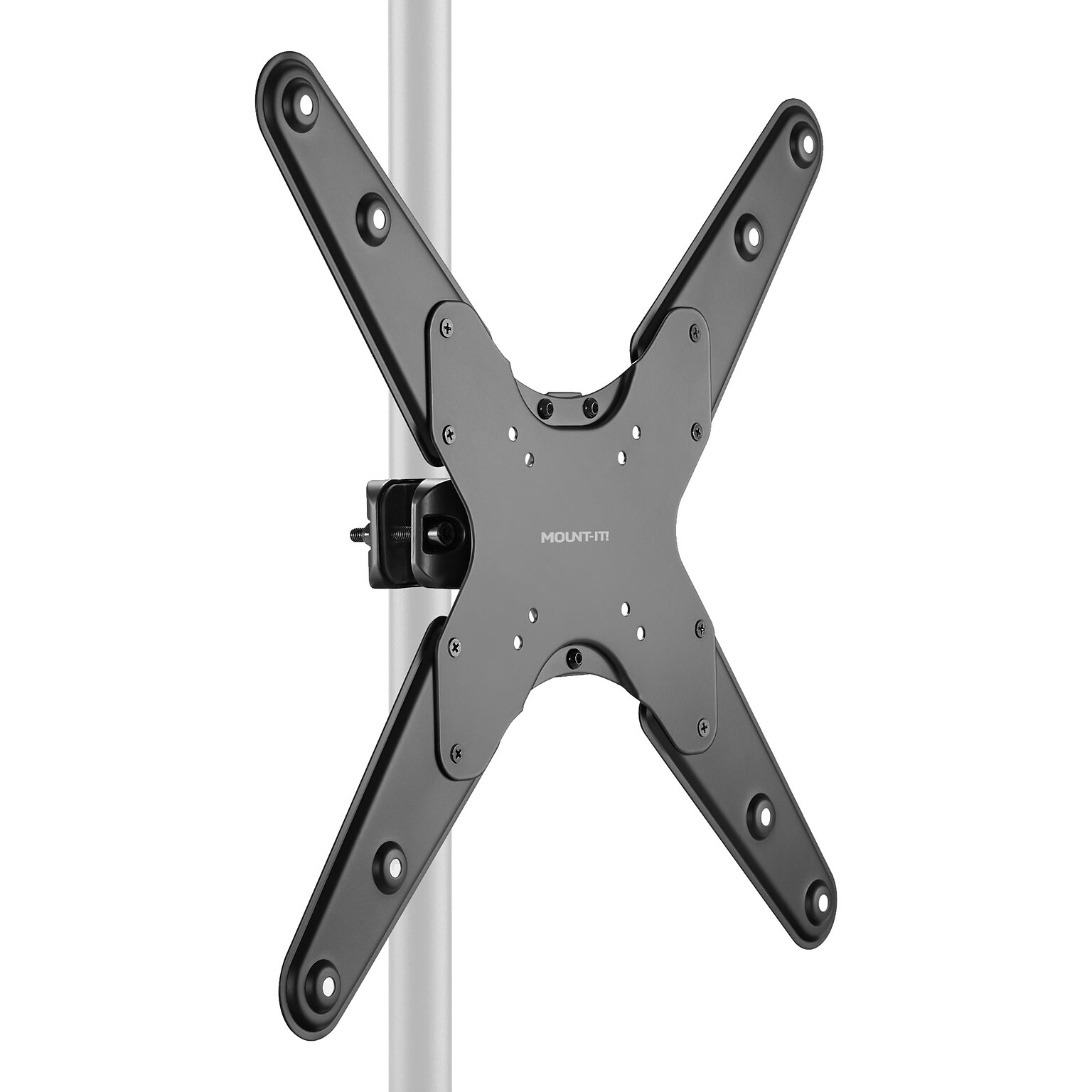 Mount-It! TV Pole Mount for 32 to 55 TVs, Holds up to 55 lbs. Max., Black (MI-390XL)