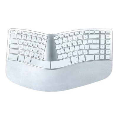 Matias Sculpted Wireless Ergonomic Keyboard for Mac, Silver (FK413D)