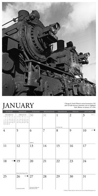 2026 Willow Creek Classic Trains 12" x 12" Monthly Wall Calendar (55366)