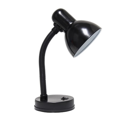 Simple Designs LED Desk Lamp, 13.85, Black (LD1003-BLK)