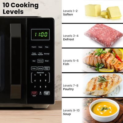 Farberware 0.7 cu. ft. Countertop Microwave, Black (FMO07WEIBK)