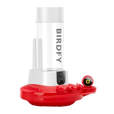 Birdfy Smart Hummingbird Feeder Duo with 2 Cameras, Solar Panel and Free AI Lifetime Subscription, Red (EPPAMBNI8501110)