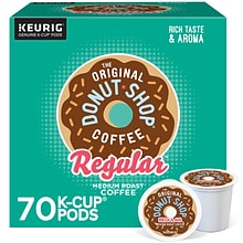 The Original Donut Shop Regular Coffee Keurig® K-Cup® Pods, Medium Roast, 70/Box (371114)