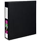 Avery 2" 3-Ring Non-View Binders, D-Ring, Black (08502)