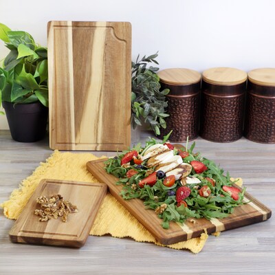 MegaChef Acacia Wood Cutting Board Set (935122138M)