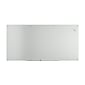 TRU RED™ Magnetic Tempered Glass Dry Erase Board, White, 8' x 4' (TR61198)