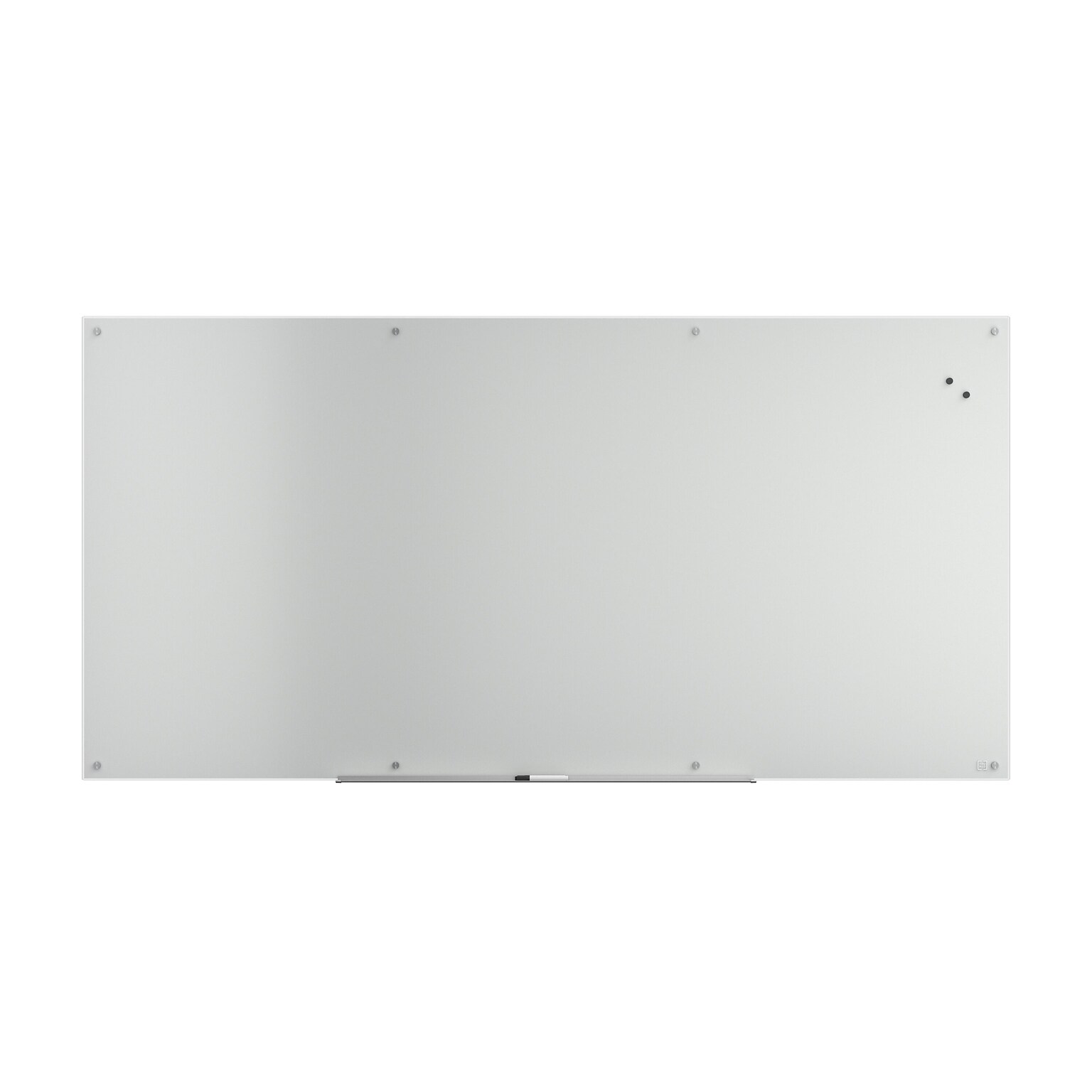 TRU RED™ Tempered Glass Dry Erase Board, White, 8' x 4