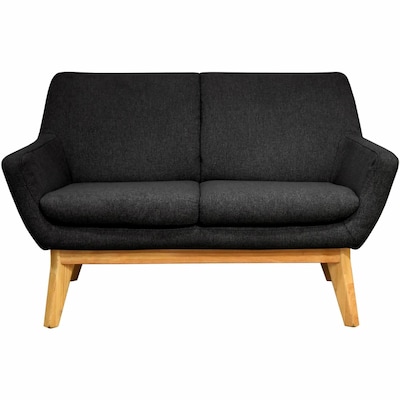 Lorell Quintessence 2-Seat Loveseat, Black (LLR68959)