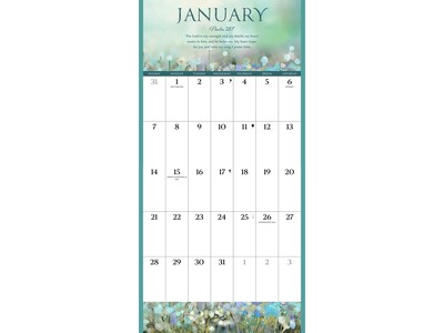2024 Willow Creek Bible Verses 12" x 12" Monthly Wall Calendar (32428X)