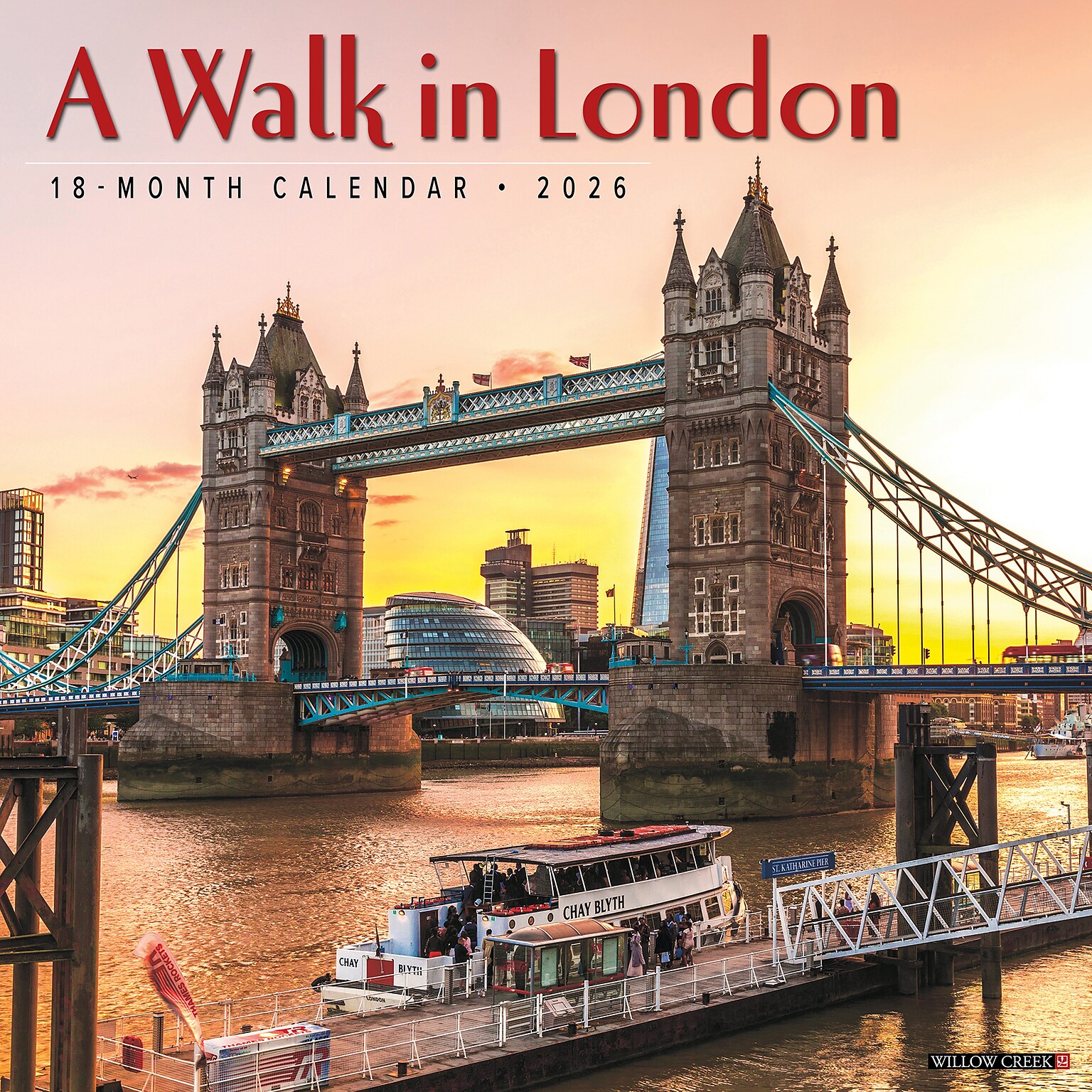 2026 Willow Creek A Walk in London 12 x 12 Monthly Wall Calendar (49754)