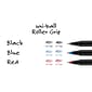 uni-ball Deluxe Rollerball Pens, Fine Point, Black Ink, 12/Pack (60052)