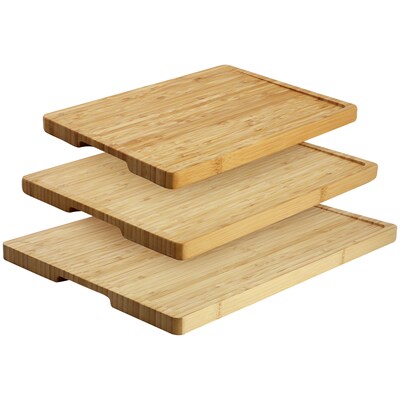 MegaChef  Bamboo Cutting Board Set with Base (935122169M)