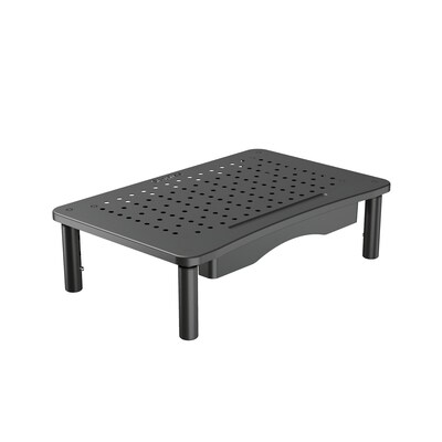 Staples TECH Adjustable Monitor Stand, Black (ST62819-CC)