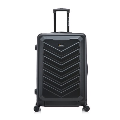 US Army FOX 28" Hardside Suitcase, 4-Wheeled Spinner, TSA Checkpoint Friendly, Black (USLFOX00L-BLK)