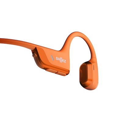 Shokz OpenRun Pro 2 Wireless Bone-Conduction Open-Ear Sport Headphones, Bluetooth, Orange (S820-ST-OR-US)