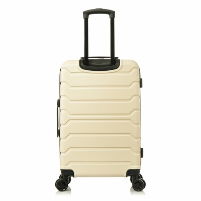 InUSA Trend 2-Piece Hardside Spinner Luggage Set, TSA Checkpoint Friendly, Sand (IUTRE0SM-SAN)