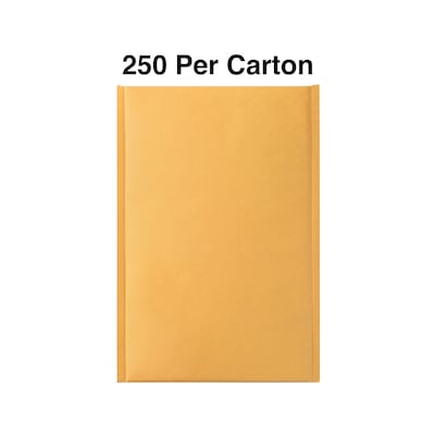 Coastwide Professional™ 6.75 x 9 Self-Sealing Bubble Mailer, #0, Kraft, 250/Pack (CW56637B)