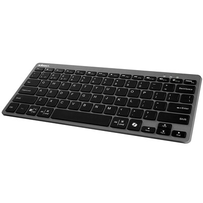 Adesso EasyTouch 7000BB Wireless Bluetooth Scissor Switch Keyboard, Gray (WKB-7000BB)