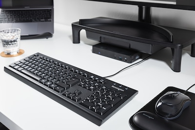 Kensington ValuKeyboard Wired Keyboard, USB-A, Black (K72391NA)