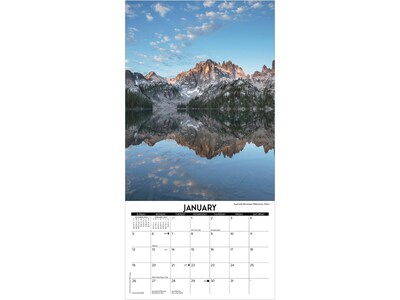 2025 Willow Creek Scenic America 7" x 7" Monthly Wall Calendar (48238)