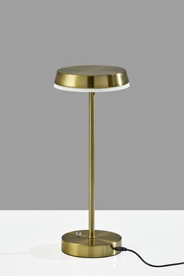 Adesso Tommy LED Table Lamp, Antique Brass (2600-21)