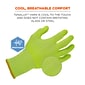 Ergodyne ProFlex 7040 Seamless Knit Cut Resistant Gloves, Food Safe, ANSI A4, Lime, Medium, 1 Pair (18013)