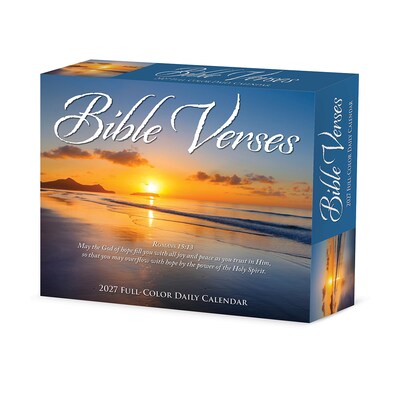 2027 Willow Creek Bible Verses 6.2 x 5.4 Daily Day-to-Day Calendar, Assorted Colors (63309)