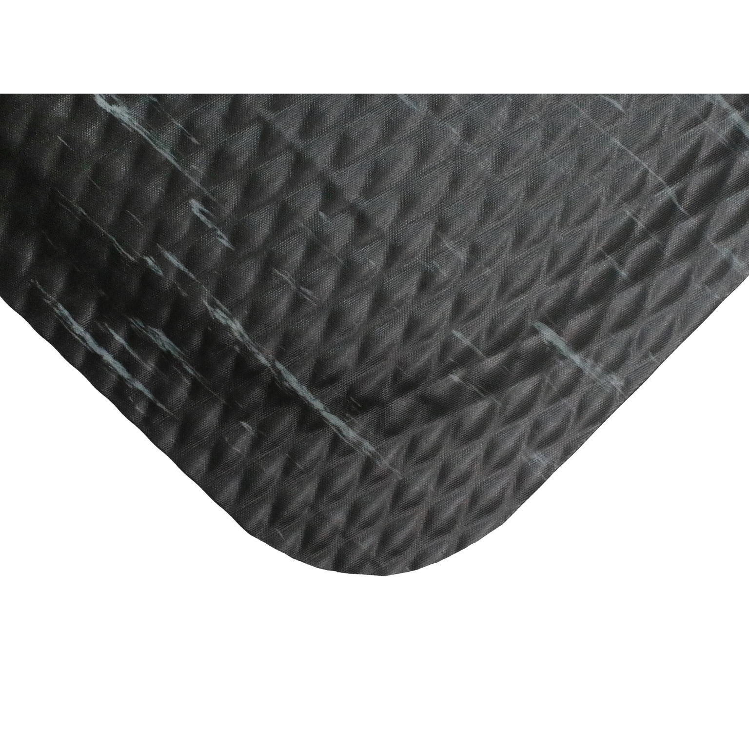 M + A Matting Hog Heaven Marble Max Anti-Fatigue Commercial Floor Mat, 3 x 9, Midnight Swirl (4491039100)