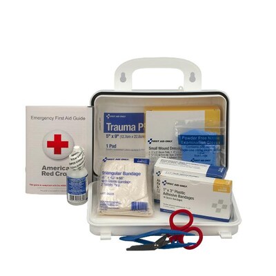 Pac-Kit Weatherproof Plastic First Aid Kit, 76 pieces, #10 (579-6410)