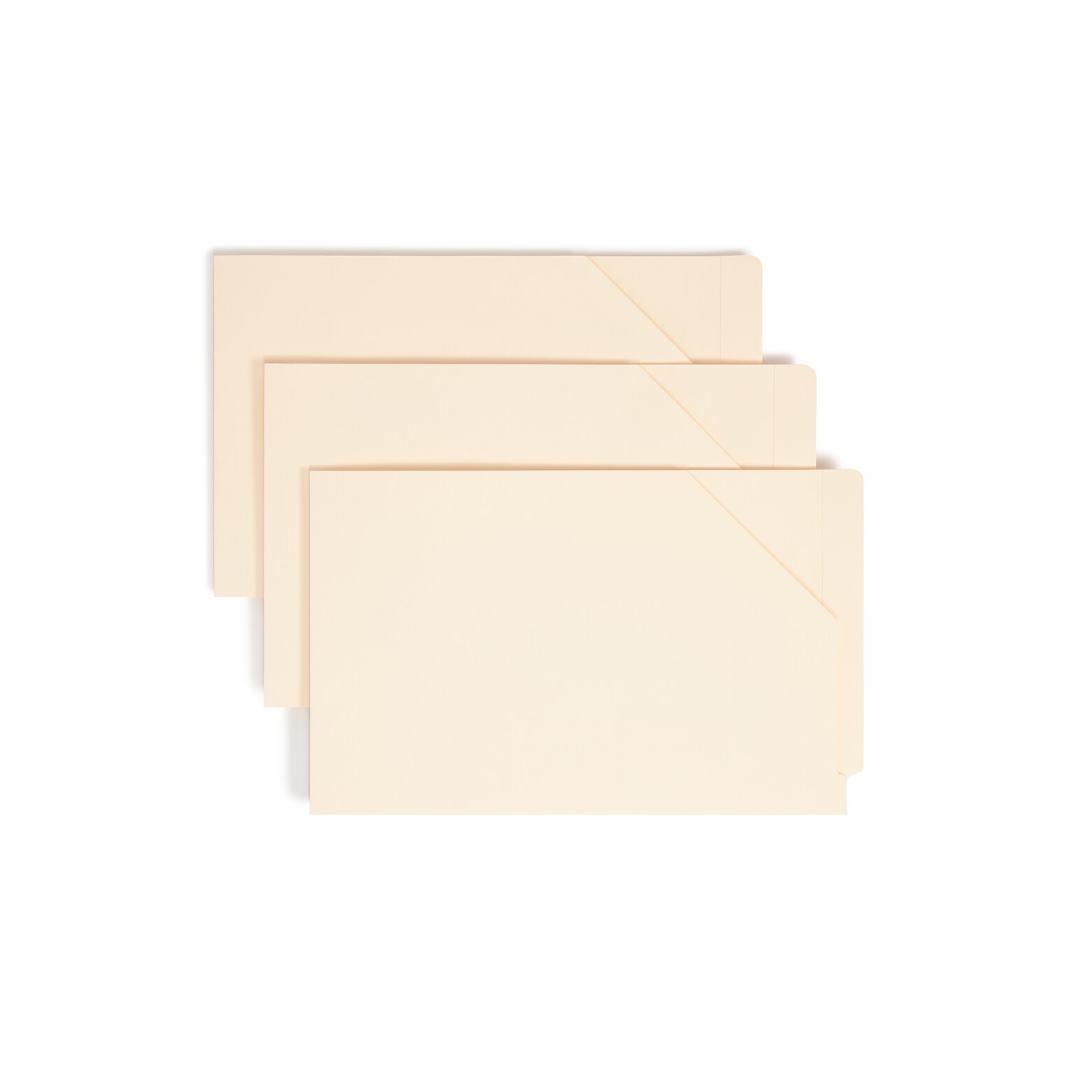 Smead Recycled Reinforced File Jacket, 1 1/2 Expansion, Legal Size, Manila, 100/Box (76700)