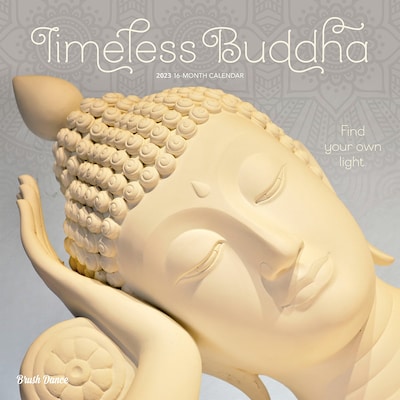 2023 Brush Dance Timeless Buddha 12 x 12 Monthly Wall Calendar (9781975454753)