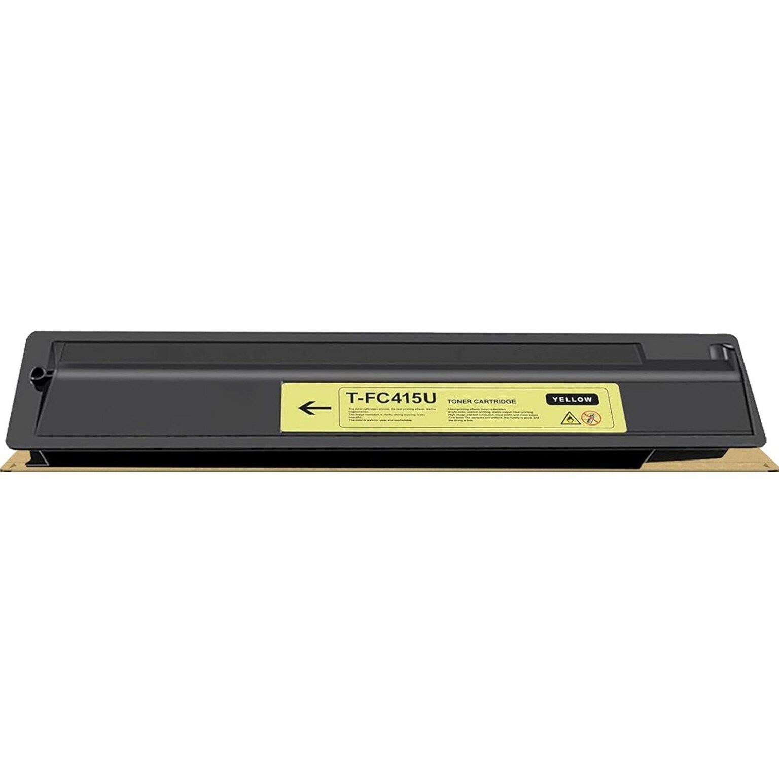 Globe Remanufactured TFC415UY Yellow High Yield Toner Cartridge Replacement for Toshiba T-FC415U-Y