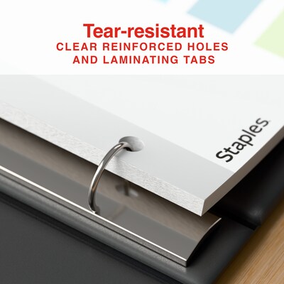 Staples Customizable Table of Contents Numeric Dividers, 10-Tabs, 24 Sets, Multicolor (ST62976)