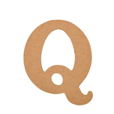 Plaid MDF Letters, 5, Brown Oxide, 12/Pack (PDE63570-12)