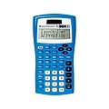 Texas Instruments TI-30XIIS 11-Digit Battery & Solar Scientific Calculator, Lightning Blue (TI30XIIS