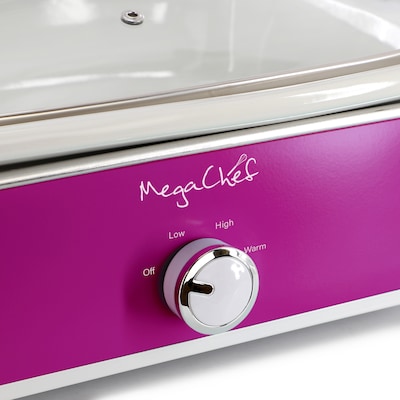 Elama 3.5 Quart Slow Cooker, Purple (935123732M)