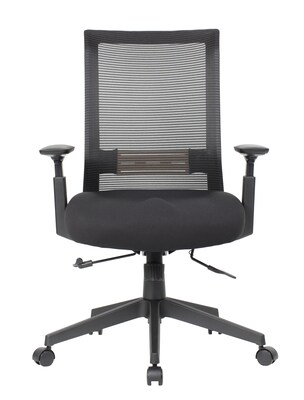 Boss Office Products Ergonomic Mesh Swivel Task Chair, Black (B6568-BK)