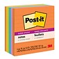 Post-it Super Sticky Notes, 4 x 4, Energy Boost Collection, Lined, 90 Sheets/Pad, 6 Pads/Pack (675