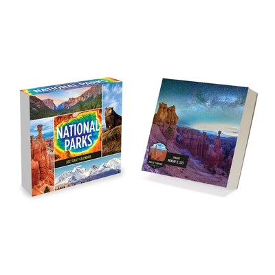 2027 TF Publishing National Parks 5.25 x 5.25 Daily Day-to-Day Calendar, Multicolored (27-3062)